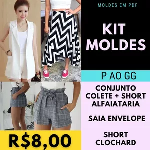 Imagem de capa para o Ebook Kit de Moldes 01