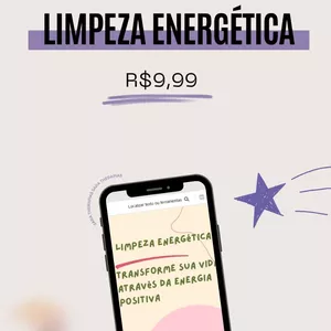 Imagem de capa para o Ebook Limpeza energética !