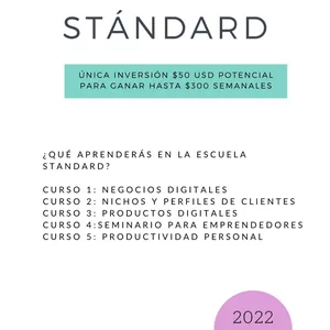 Imagen de portada para Curso online Escuela Standard