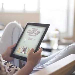 Imagem de capa para o Ebook E-book Petiscos Saudáveis de Páscoa para cães e gatos