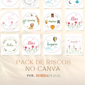 Imagem de capa para o Curso online PACK DE RISCOS PARA BORDAR NO CANVA 3.0