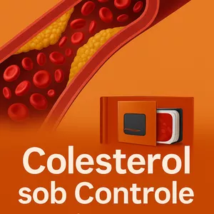 Imagem de capa para o Ebook Estratégias naturais para controlar o colesterol