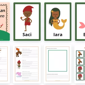 Cover image for Ebook Brazilian Folklore - Atividade de Inglês