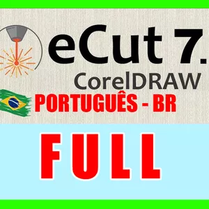 Imagem de capa para o Curso online ECut para CorelDRAW Plug Curso plug 7.2