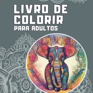 Imagem de capa para o Ebook Livro de colorir mandalas para adultos
