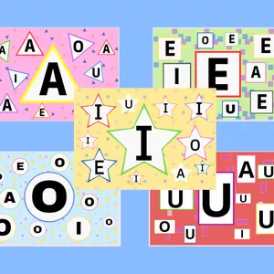 Imagem de capa para o Ebook VOGAIS E FORMAS