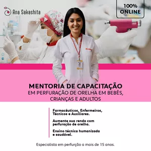 Imagem de capa para o Curso online Método Ana Sakashita de Perfuração de Orelha 