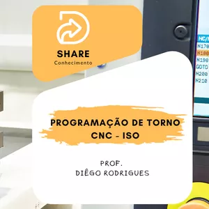 Imagem de capa para o Curso online Curso de Programação de Torno CNC - Linguagem ISO