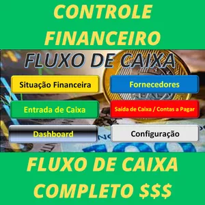 📊 Planilha de Fluxo de Caixa Automatizada – Controle Total das Finanças do Seu Negócio! por Paulo Cesar Romero