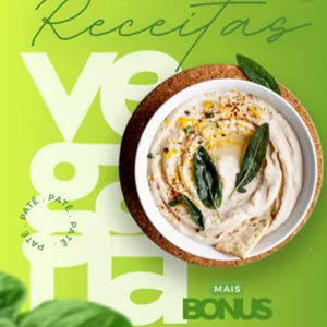 Imagem de capa para o Ebook Ebook Receitas Veganas