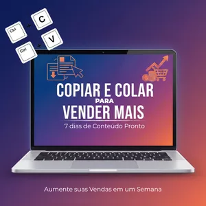 Imagem de capa para o Curso online Copiar e Colar para Vender Mais – 7 Dias de Conteúdo Pronto