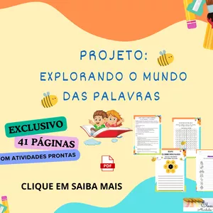 Imagem de capa para o Ebook PROJETO: EXPLORANDO O MUNDO DAS PALAVRAS