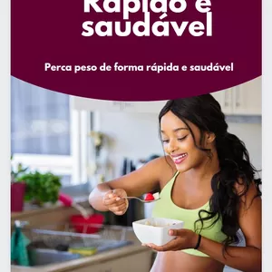 Imagem de capa para o Ebook Emagrecendo rápido e saudável 