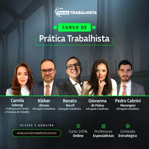 Imagem de capa para o Curso online CURSO DE PRÁTICA TRABALHISTA