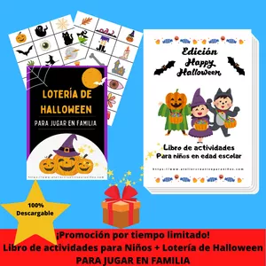 Imagen de portada para Ebook Libro de Actividades para Niños "Edición Happy Halloween"