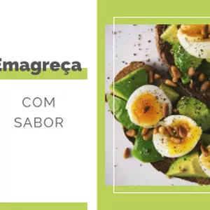 Imagem de capa para o Ebook Emagreça com sabor