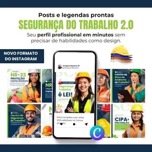 Imagem do curso CANVA PACK SEGURANÇA DO TRABALHO 2.0