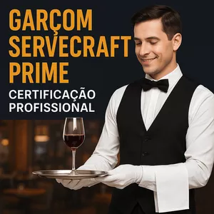 Imagem do curso Garçom ServeCraft Prime – Certificação Profissional 