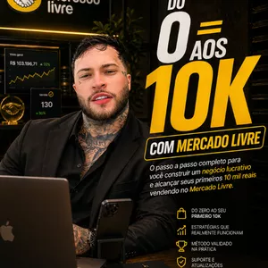 Imagem do curso “Como sair do zero e faturar até 10K no Mercado Livre mesmo sem estoque e sem experiência