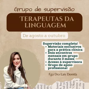 Imagem de capa para o Curso online Grupo de supervisão Terapeutas da Linguagem 