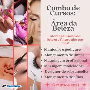Combo de Cursos Área da Beleza