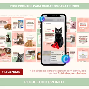 Imagem do curso PACK PARA CUIDADOS PARA FELINOS