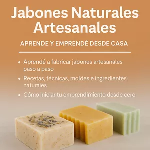 Imagen de portada para Curso online El arte de los jabones naturales: guía completa