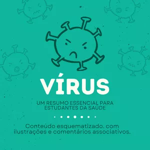 Imagem de capa para o Ebook Vírus: Um Resumo Essencial para Estudantes da Saúde