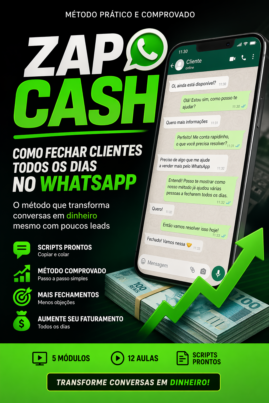 ZapCash — Como fechar clientes no WhatsApp>