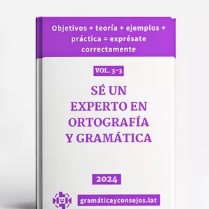 Imagen de portada para Ebook Se un experto en ortografia y gramatica - Vol. 3 - Gramatica y Consejos.