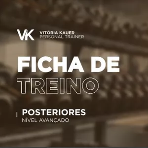 Imagem de capa para o Ebook Ficha de Treino Posteriores: Nível avançado