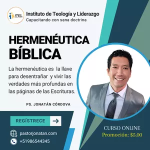 Imagen de portada para Curso online CURSO LA HERMENÉUTICA BÍBLICA