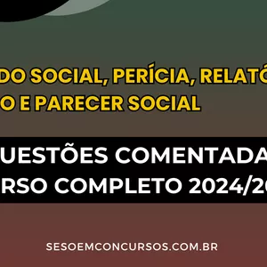 Imagem de capa para o Curso online ESTUDO SOCIAL, RELATÓRIO SOCIAL, PERÍCIA SOCIAL, LAUDO SOCIAL E PARECER SOCIAL - CURSO COMPLETO PARA CONCURSOS DE SERVIÇO SOCIAL
