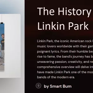 Cover image for Ebook The History of Linkin Park (USA)