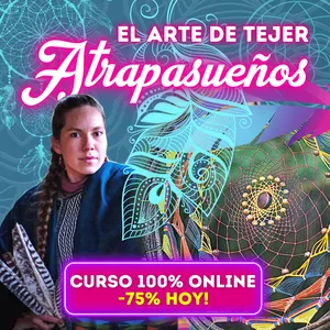 Imagen de portada para Curso online 💜 El Arte de Tejer Atrapasueños