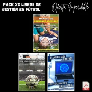 Imagen de portada para Ebook OFERTA IMPERDIBLE - Pack x3 - Gestión en fútbol