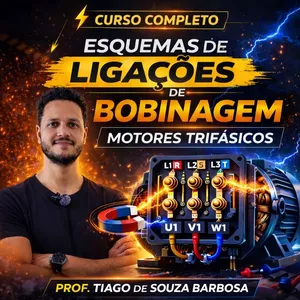 Imagem do curso “Aprenda ligações de motores elétricos mesmo não sendo eletricista e comece a ganhar dinheiro”