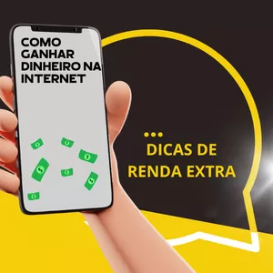 Imagem de capa para o Ebook Renda Extra Descomplicada: Como Ganhar Dinheiro na Internet sem Experiência
