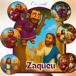 Imagem de capa para o Ebook  Luva de História - Zaqueu.