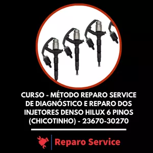 Imagem de capa para o Curso online Método RSD - Reparo dos Injetores Denso Hilux 6 Pinos "Chicotinho" 