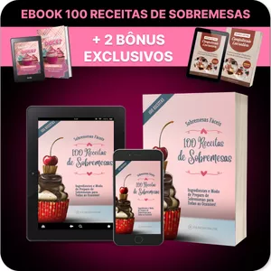 Imagem do curso 100 Receitas de Sobremesas Fáceis