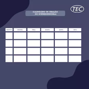 Imagem de capa para o Ebook CALENDÁRIO DE ORAÇÃO PARA IMPRIMIR