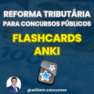 Imagem de capa para o Curso online Flashcards ANKI - Reforma Tributária (Direito Tributário) - EC n° 132/2023