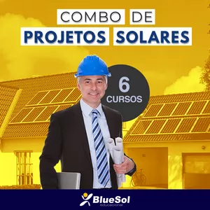 Imagem de capa para o Curso online COMBO PROJETOS DE SISTEMAS FOTOVOLTAICOS