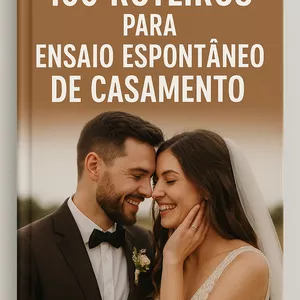 Imagem de capa para o Ebook 100 ROTEIROS PARA ENSAIO ESPONTÂNEO DE CASAMENTO