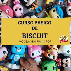 Imagem de capa para o Curso online Curso Básico  de Biscuit - Modelagem FUNKO POP