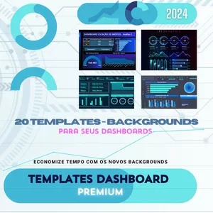 Imagem de capa para o Curso online Templates Dashboards Premium 2024