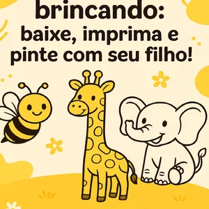 Imagem de capa para o Ebook MINI LIVRO DESENHOS PARA COLORIR