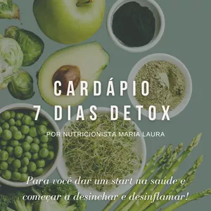 Imagem de capa para o Ebook Plano 7 dias para desintoxicar e desinflamar