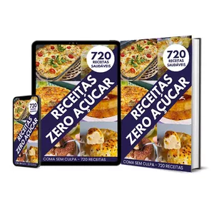 Curso 720 Receitas Zero Açúcar e sem Glúten 